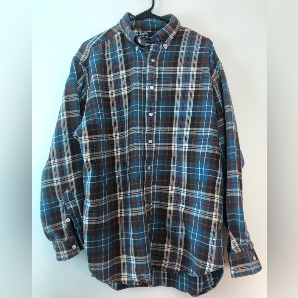 Polo by Ralph Lauren heavy duty flannel. Size extra large. 100% cotton.